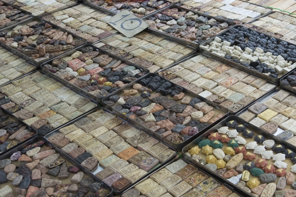 Amulet Market stall in Bangkok