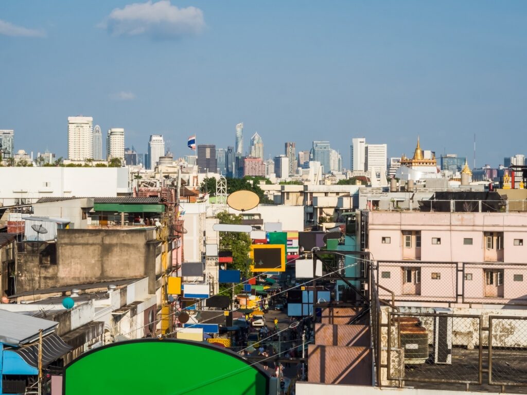 View of Khao San Road from a building