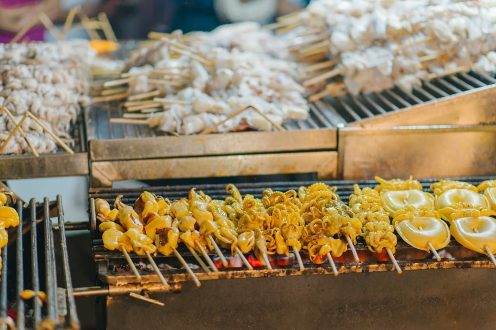 Street food in Yaowarat Road