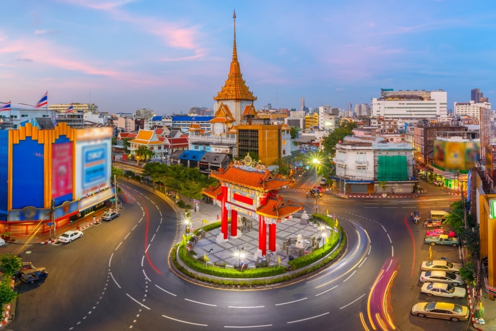 Street view of Yaowarat Road