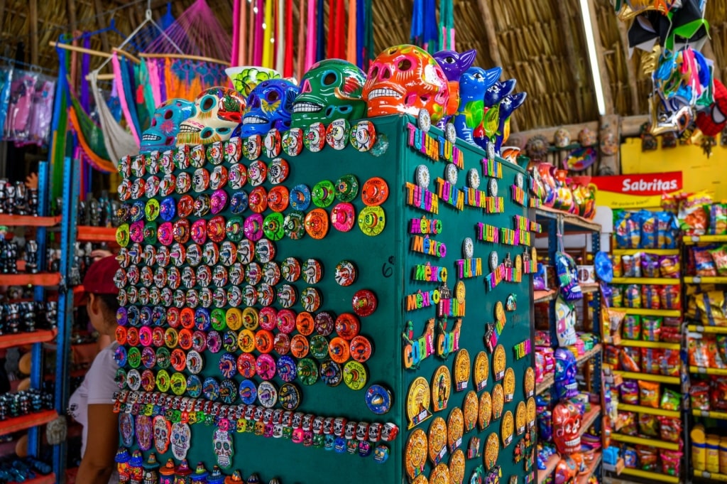 Souvenir shop in Cozumel