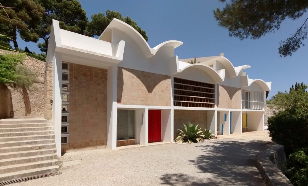 Unique exterior of Miró Mallorca Foundation, Mallorca