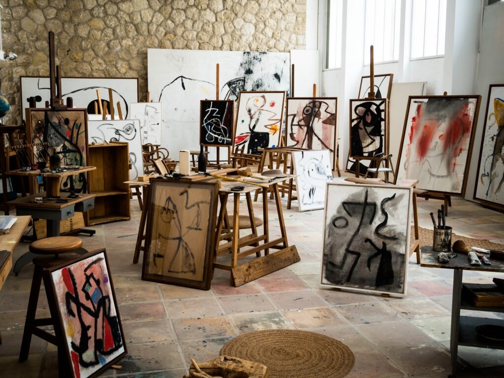 View inside Miró Mallorca Foundation