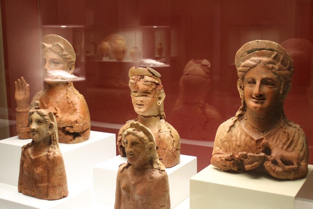 Artifacts inside Museum of Cádiz, Cádiz