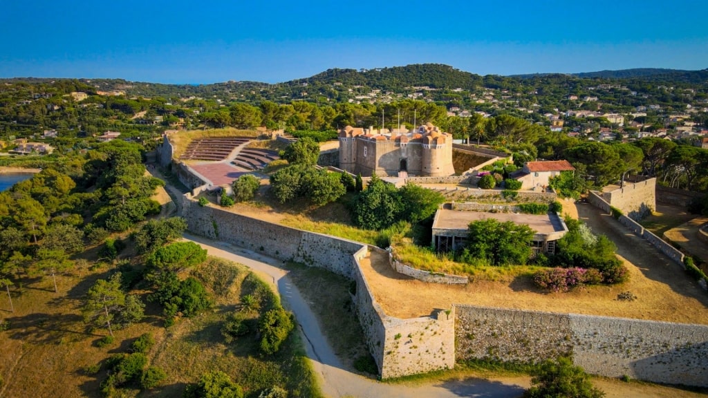 Lush landscape of Citadelle de Saint-Tropez