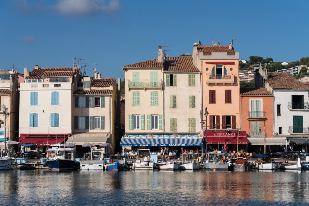 Marseille waterfront in Provence France