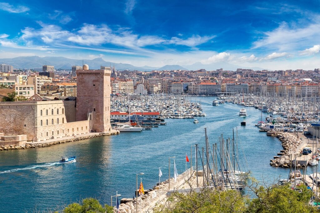 Beautiful waterfront of Marseille