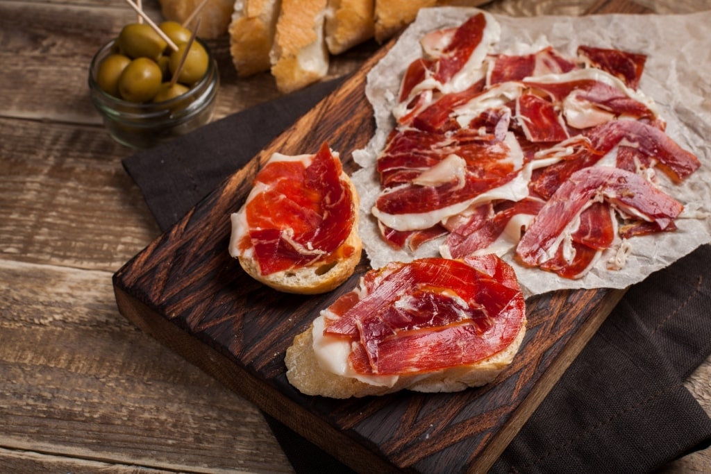 Plate of Jamón ibérico