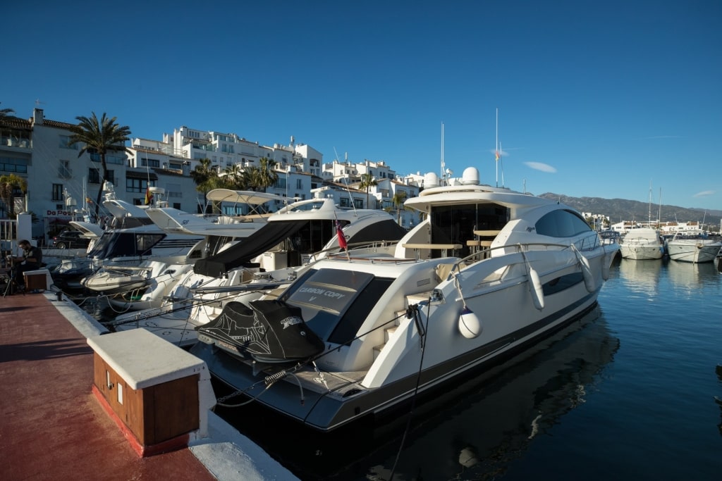 Yachts in Marbella, Southern Spain