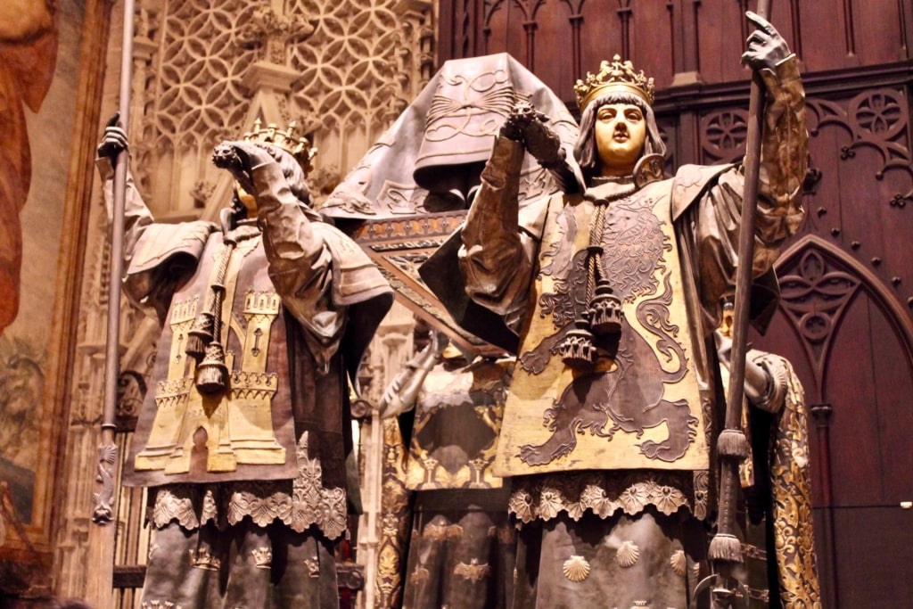 Tomb of Christopher Columbus inside Seville Cathedral, Seville