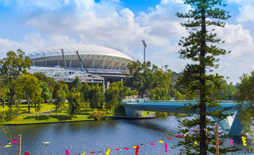 Pretty landscape of Adelaide Oval