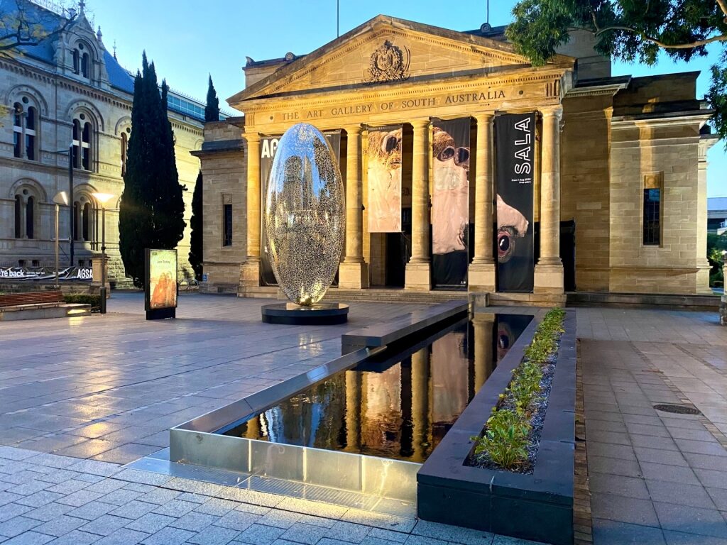 Exterior of the Art Gallery of South Australia