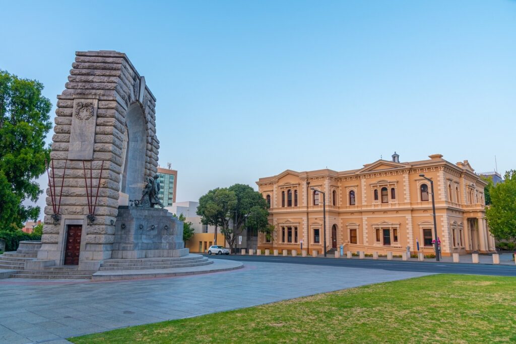 Street view of the State Library of South Australia