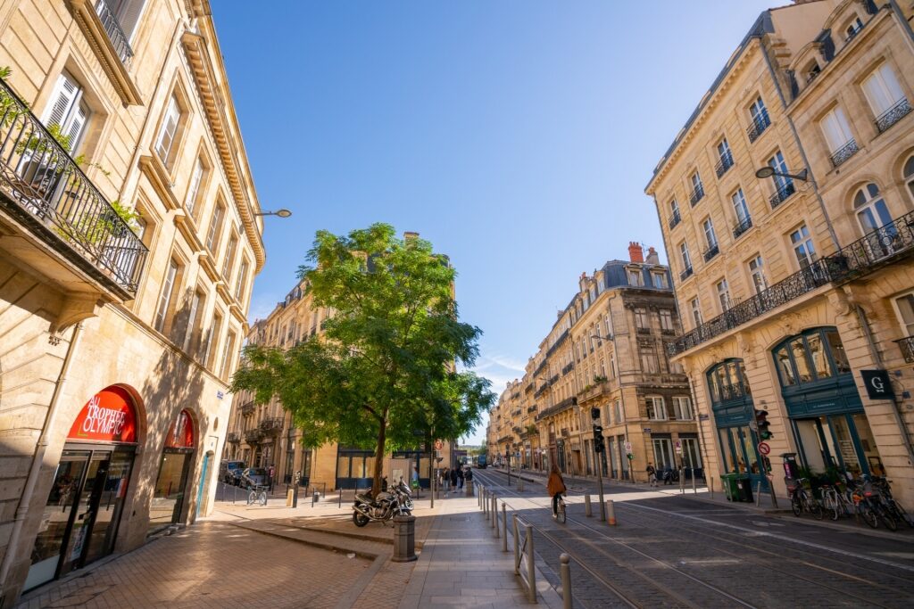 Street view of Old Bordeaux