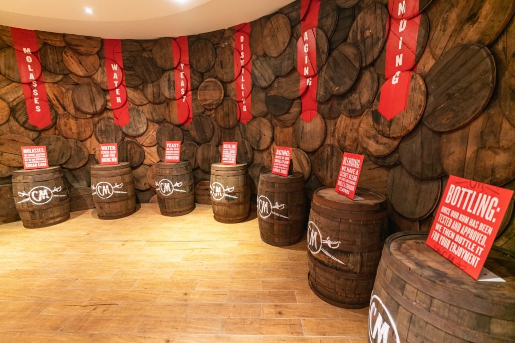 Tour inside the Captain Morgan Rum, St. Croix