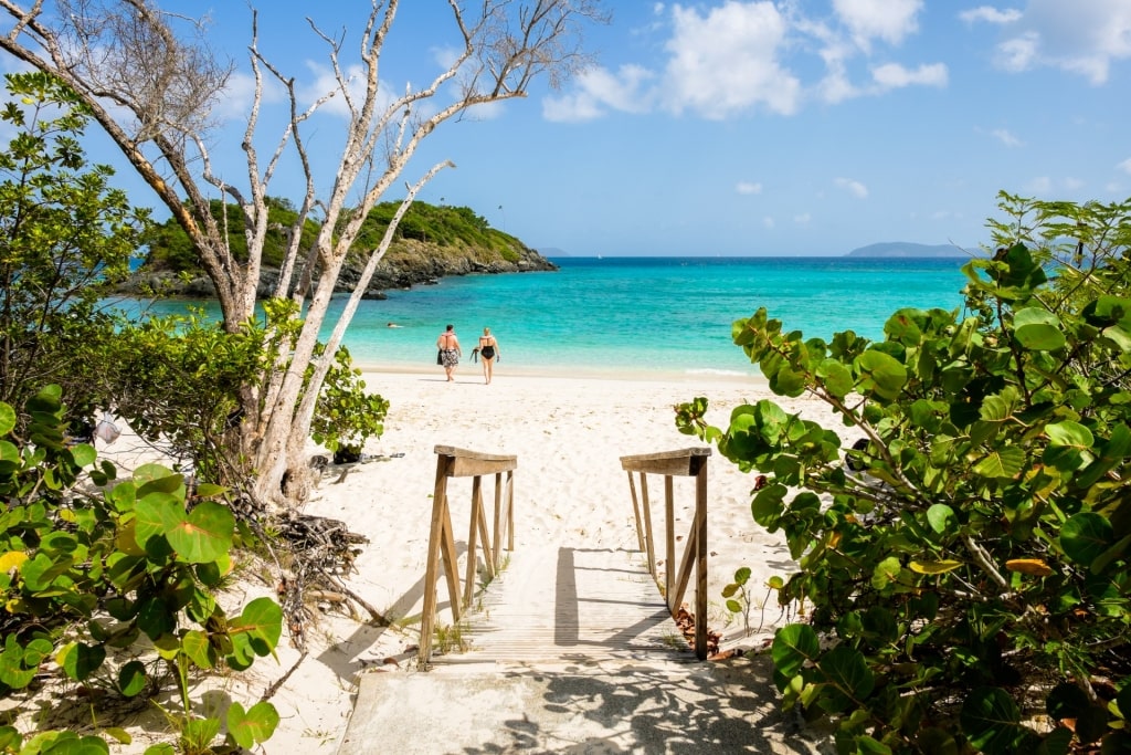 Snorkel in Trunk Bay, one of the best things to do in US Virgin Islands