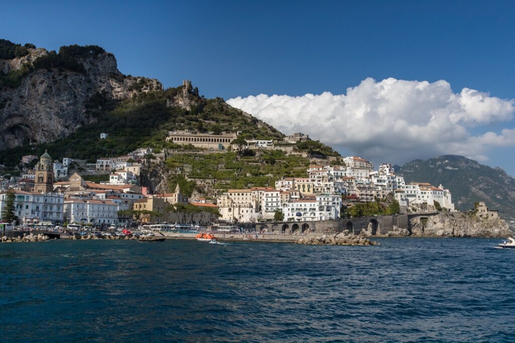 Beautiful waterfront of Amalfi