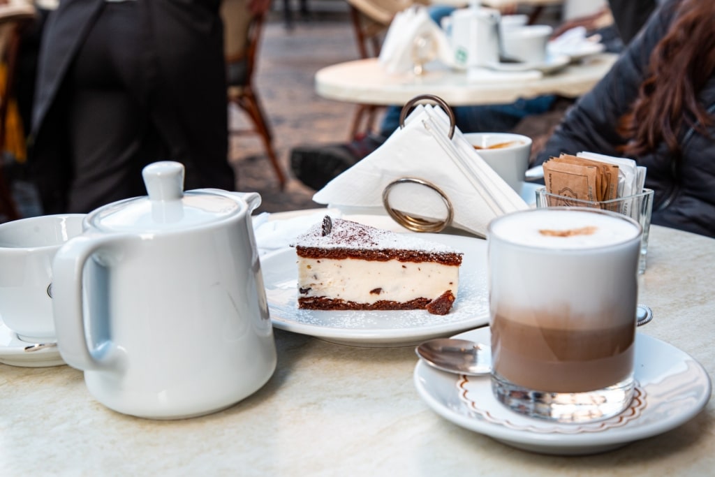 Coffee at a cafe in Ravello