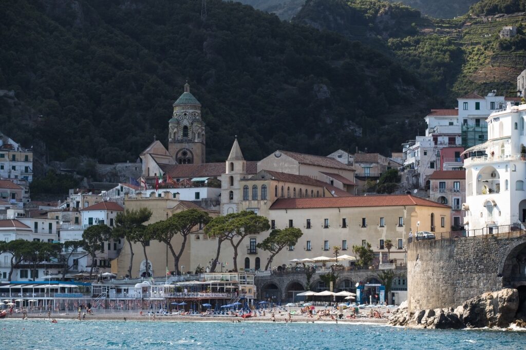 Waterfront of Marina Grande Beach, Amalfi