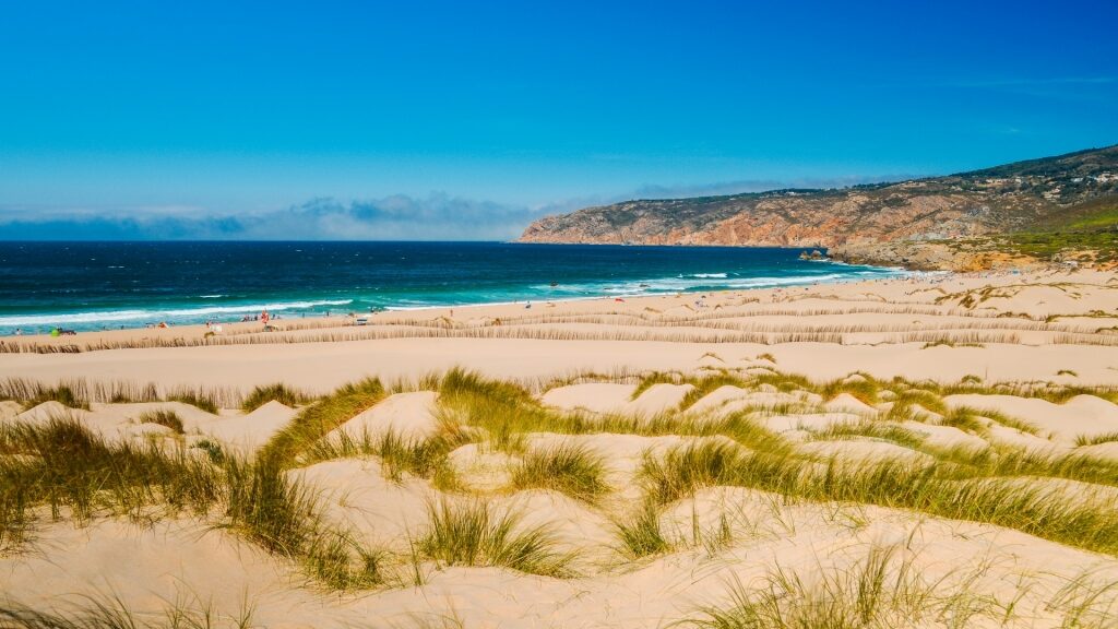 Sand dunes of Praia do Guincho, Cascais