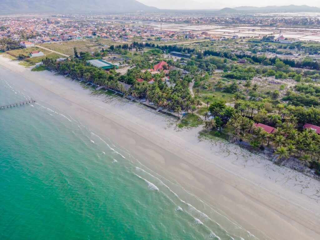 Aerial view of Doc Let Beach, Nha Trang