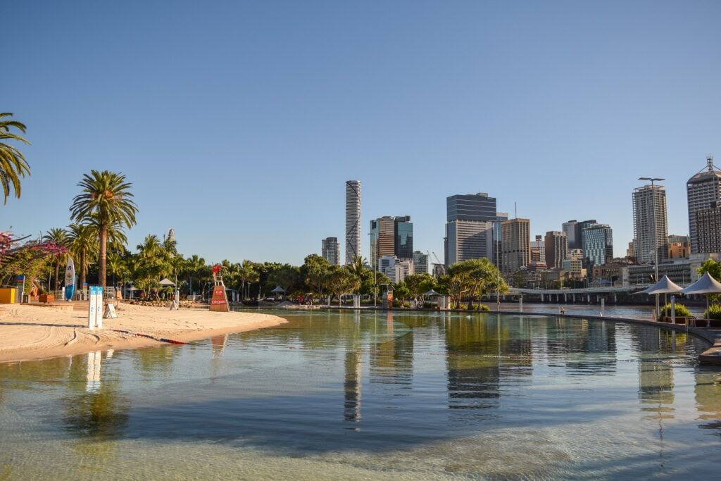 Streets Beach in Brisbane South Bank