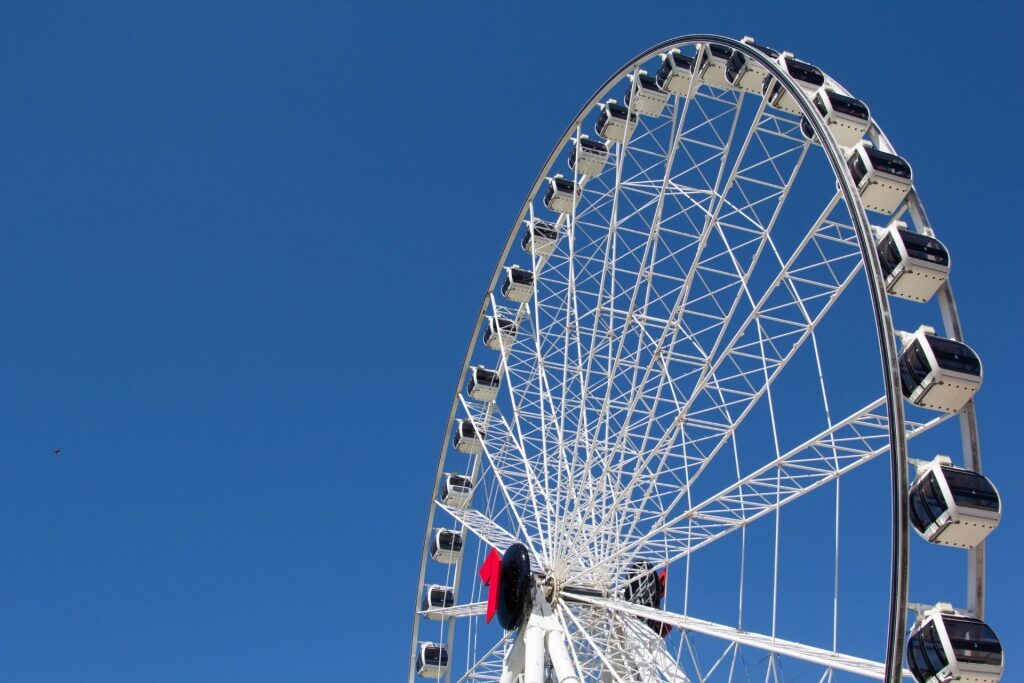 Closeup of Wheel of Brisbane