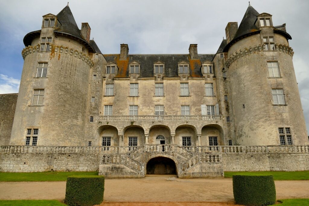 Facade of Château de la Roche Courbon, Saint-Porchaire