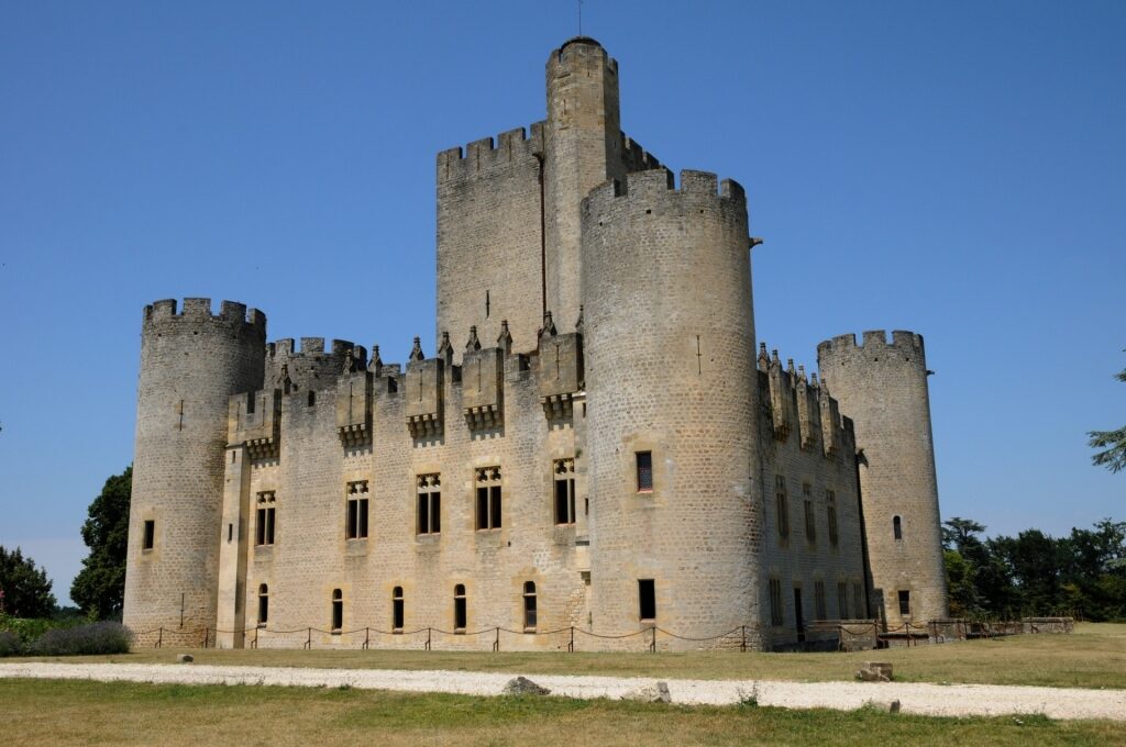 Historic structure of Château de Roquetaillade, Mazères