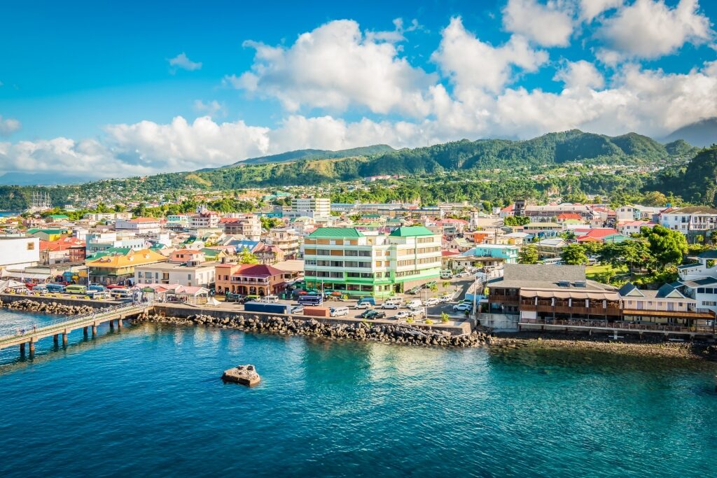 Waterfront of Roseau, Dominica