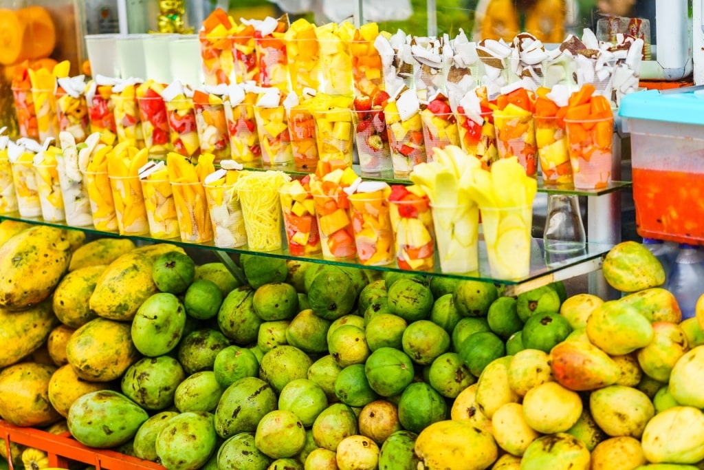 Fruits at a market