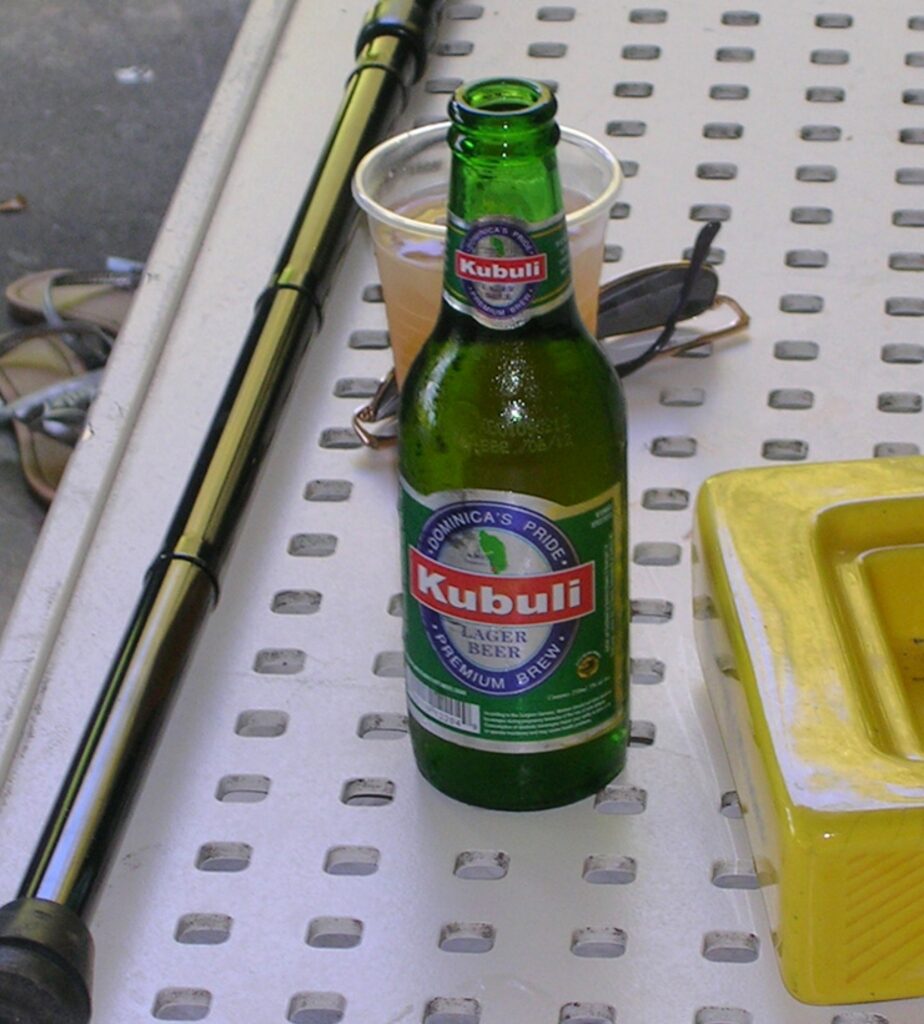Kubuli Beer on a table
