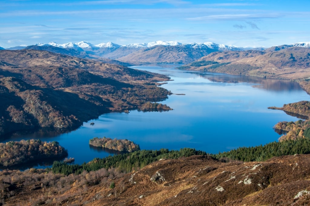 Blue water of Loch Katrine