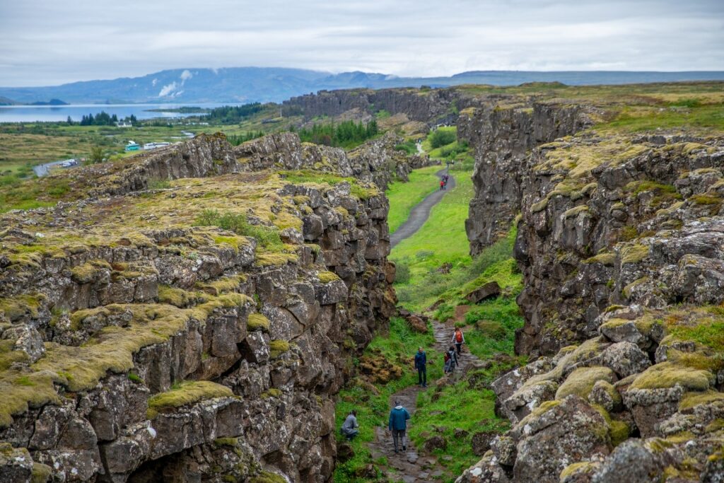 Scenic view of Thingvellir National Park, Iceland