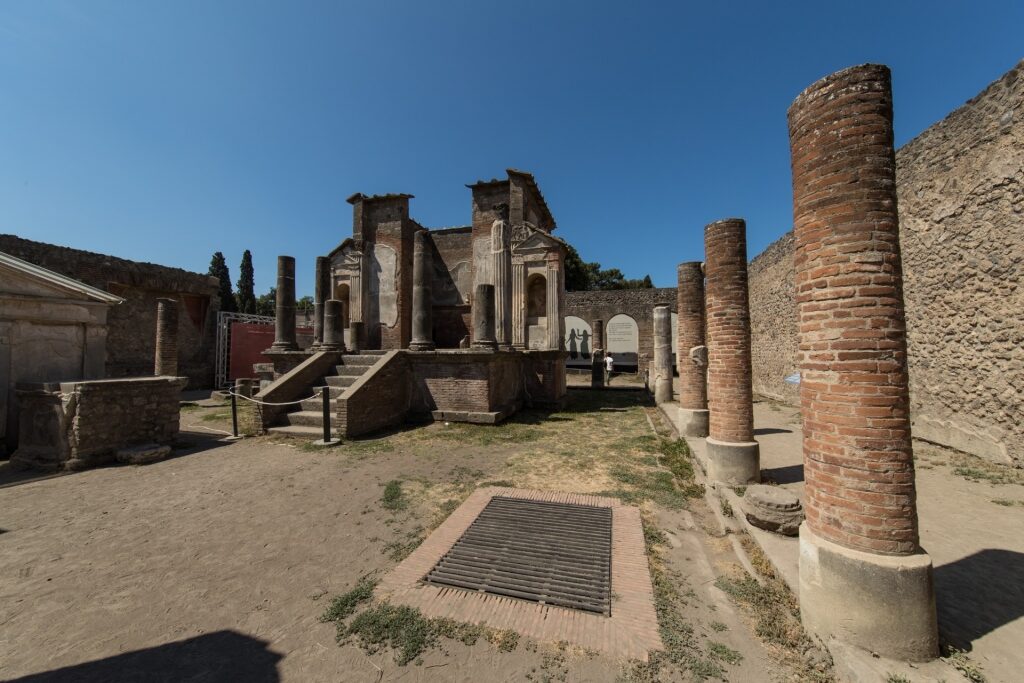 Historic site of Pompeii