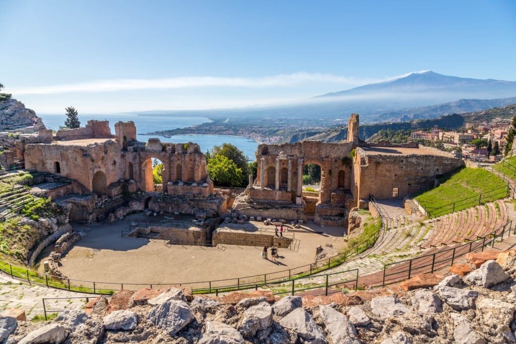 Italy with teens - Greek Theater of Taormina, Sicily