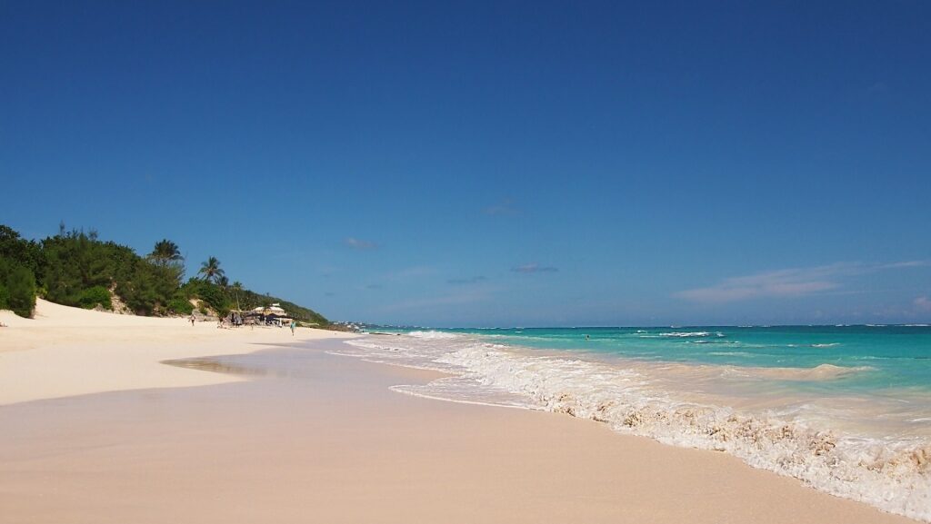 Fine sands of Elbow Beach, Bermuda