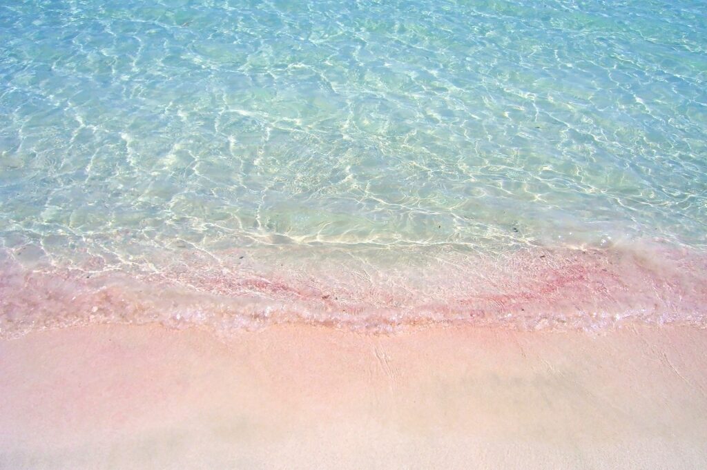 Clear water of Platja de Ses Illetes in Formentera, Spain