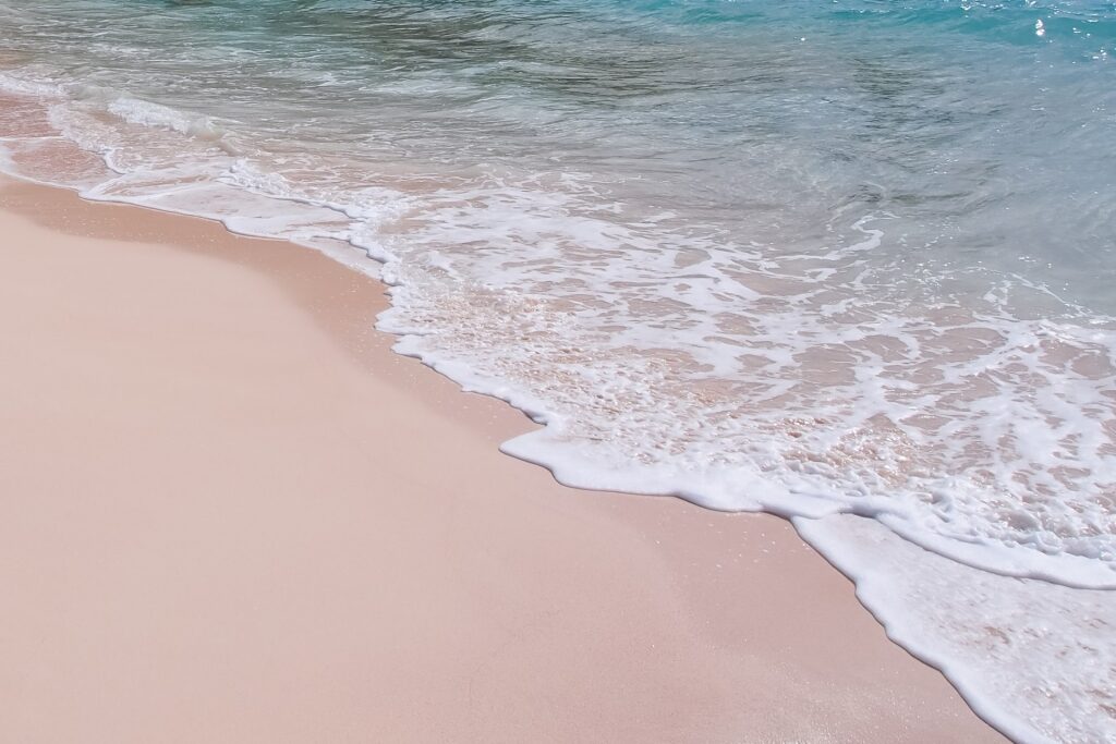 Clear water of Warwick Long Bay Beach, Bermuda