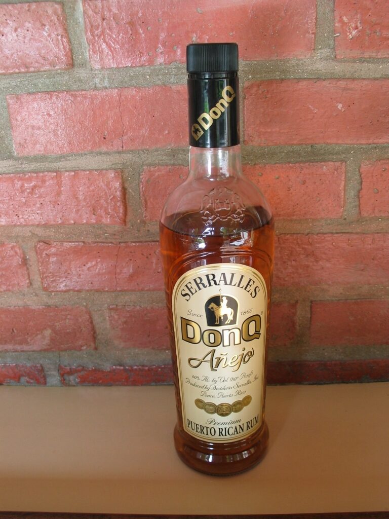 Bottle of Don Q rum
