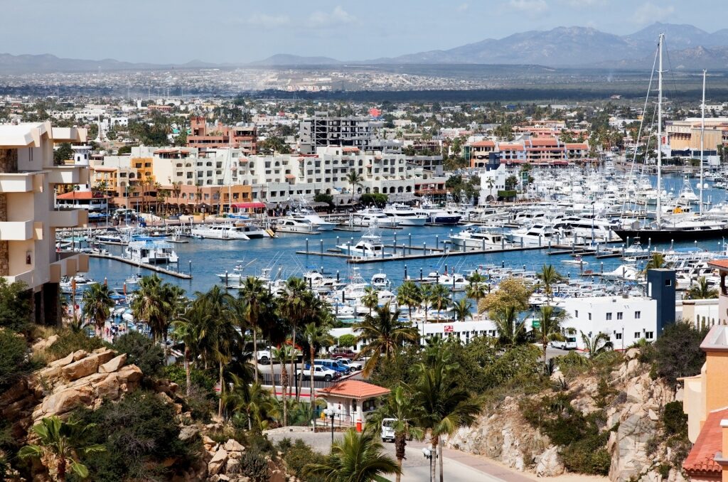 Waterfront view of Cabo San Lucas Marina