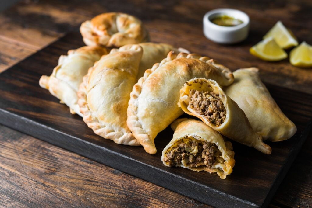 Empanadas with meat filling