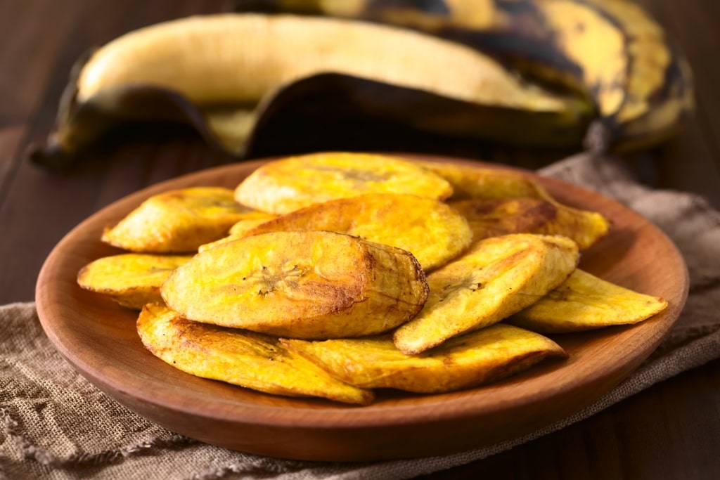 Plate of Platanos fritos