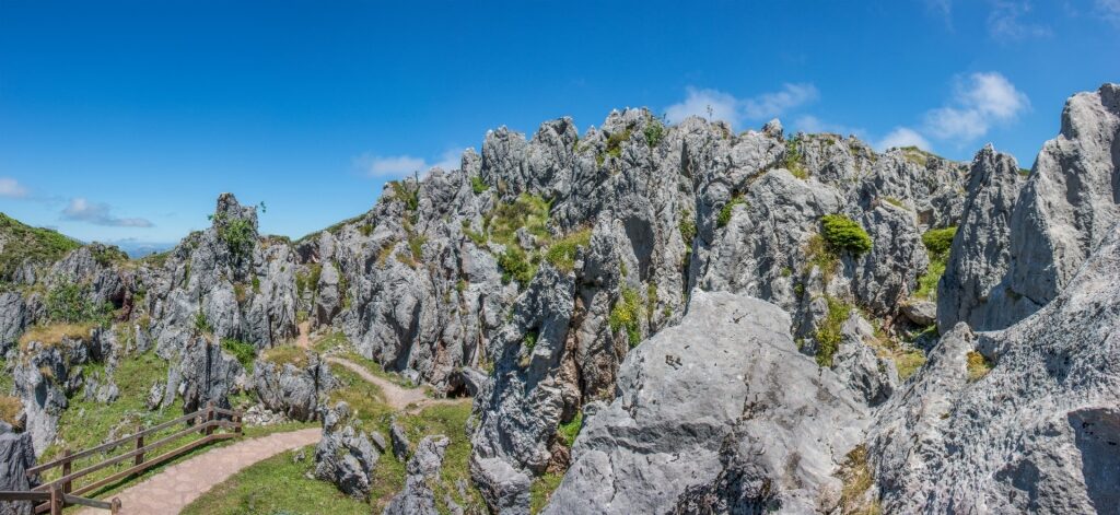 Rocky landscape of Picos de Europa National Park