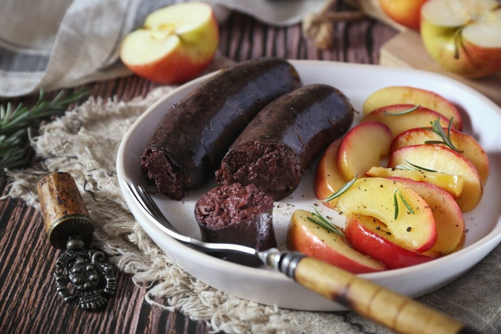 St Lucia food - Boudin