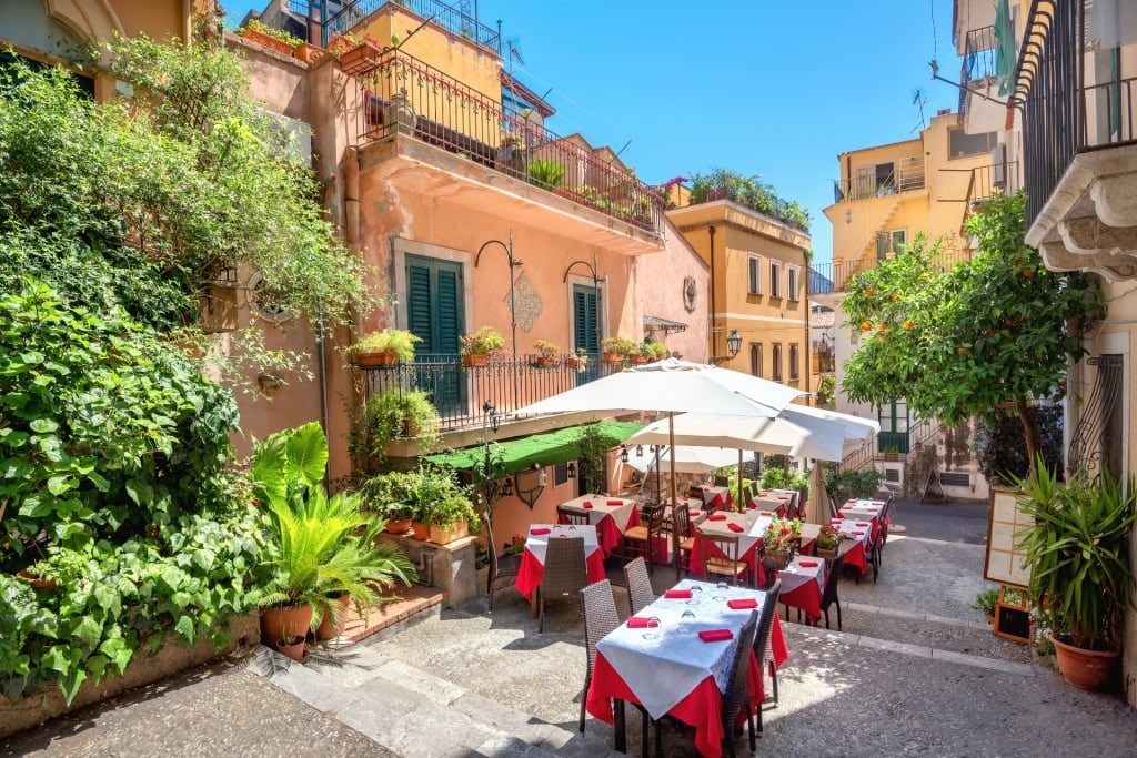 Street view of Taormina