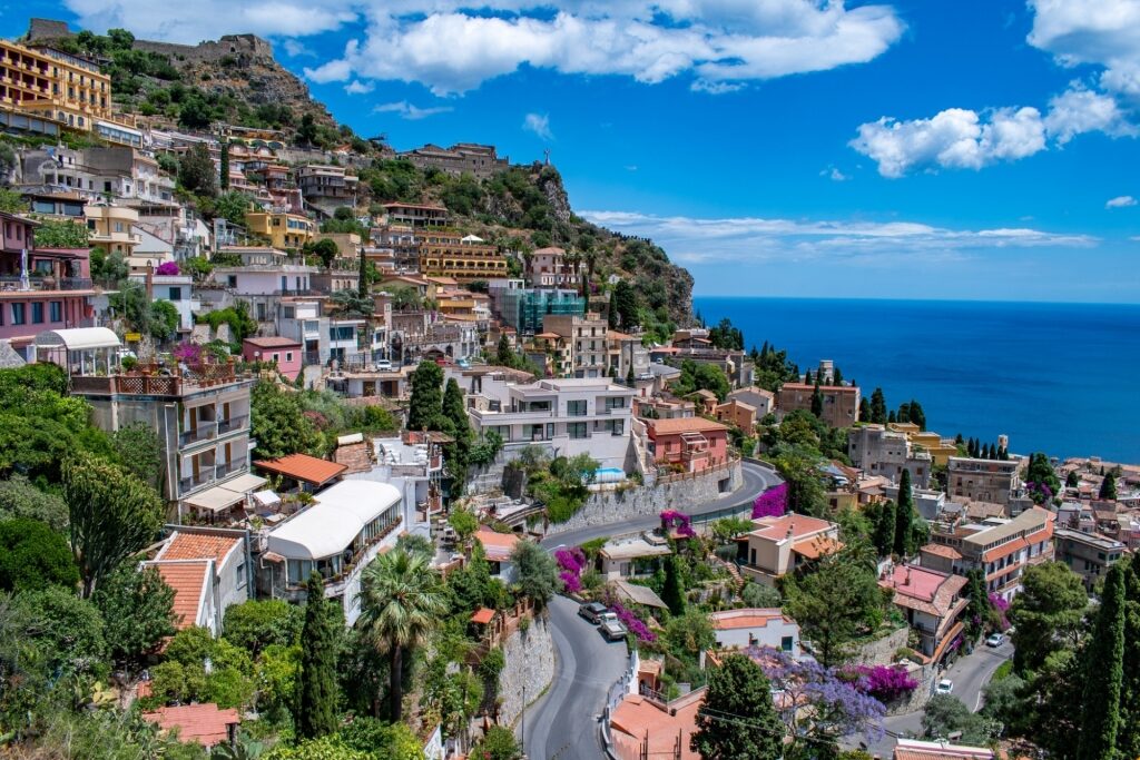 Hilltop town of Taormina