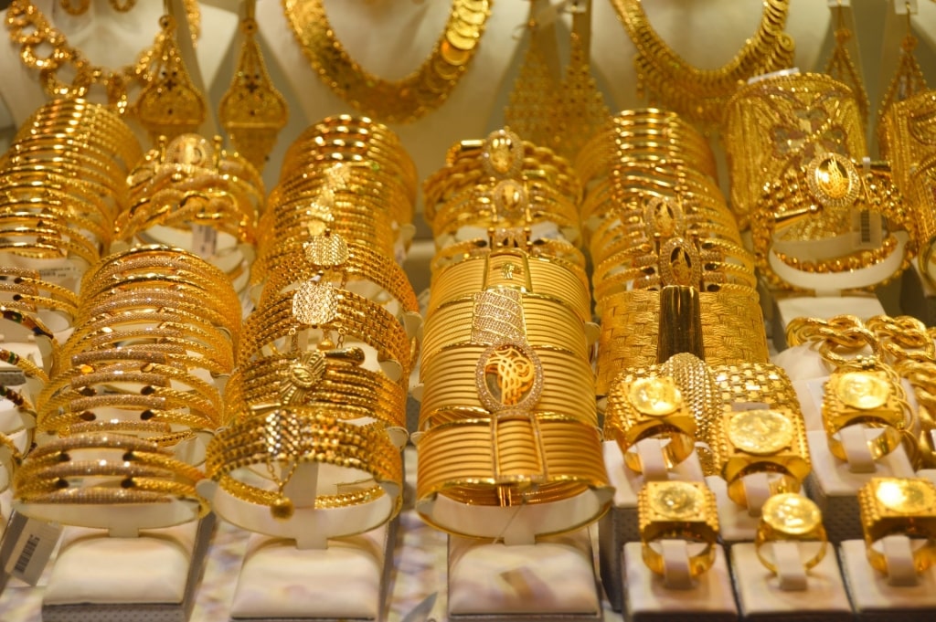 Jewelry at a market in Istanbul