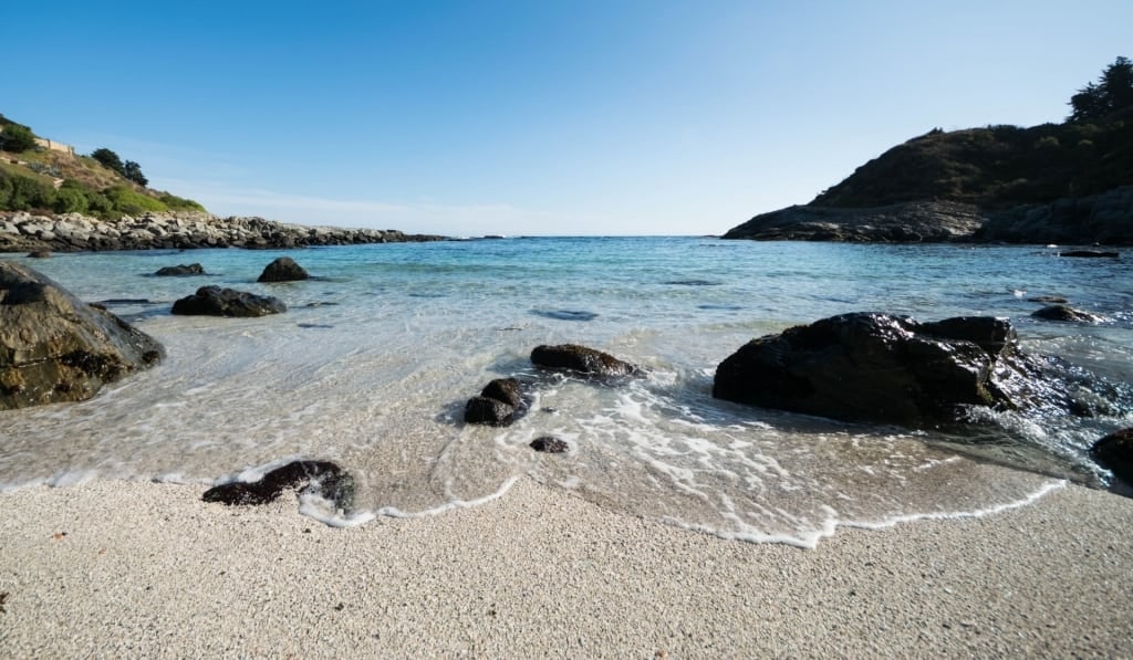 Small waves of Las Cujas, Zapallar