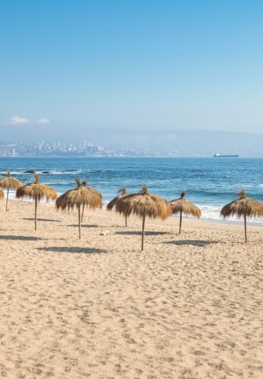 Playa Reñaca, Viña del Mar, one of the best beaches in Chile